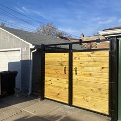 Steel Fence Decking Wood Vinyl Any Type