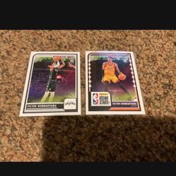 2 Victor Wembanyama Rookie Hoops Basketball Cards San Antonio Spurs Superstar Wemby 