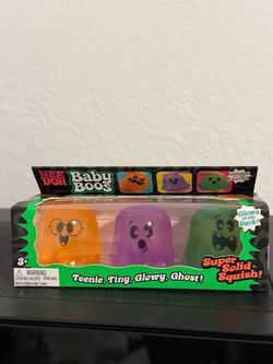 Nee Doh Baby Boos Glow in the Dark 3-Pack