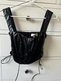 Leather Corset Top