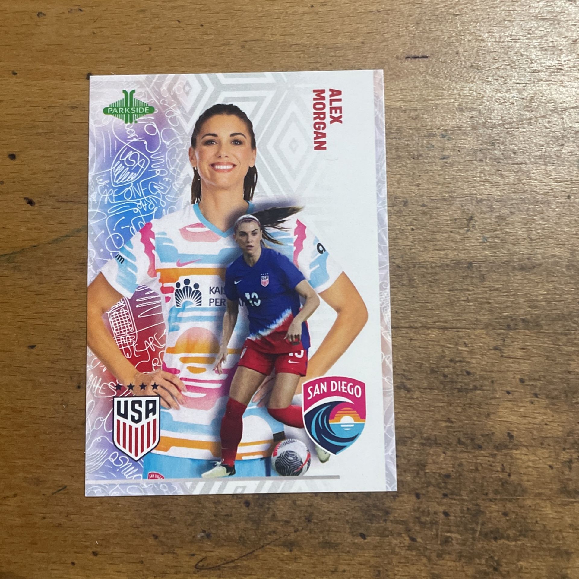 2024 PARKSIDE ALEX MORGAN ONE NATION ONE TEAM CARD