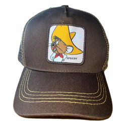 Get ready to hit the road in style with this Speedy Gonzales Mesh Snapback trucker hat. This unisex hat is perfect for all occasions and features a so