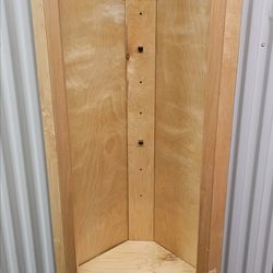 Wooden Corner Cabinet