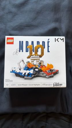 Kylian Mbappe Lego set soccer