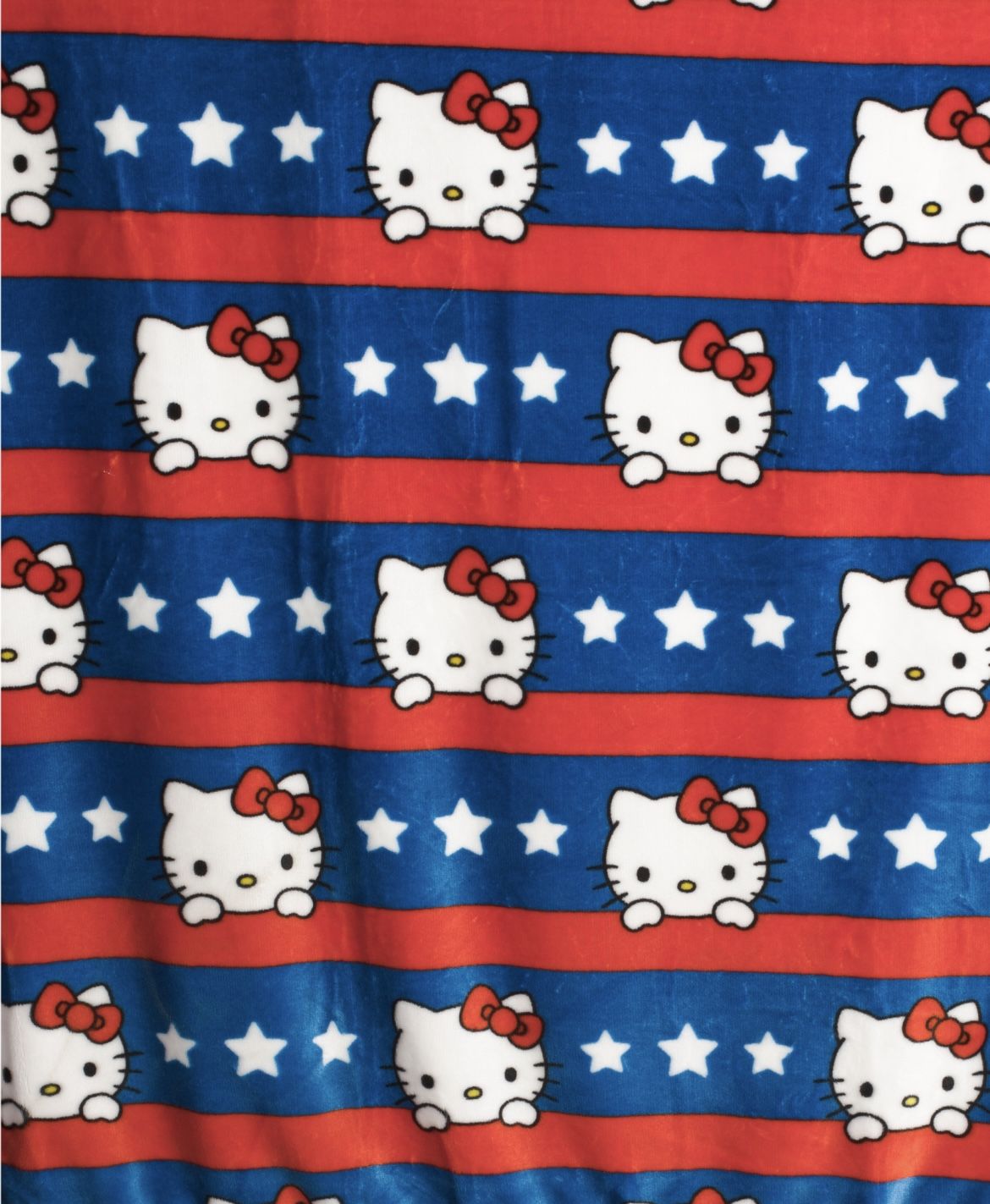 4th Of July Hello Kitty Blanket Brand New