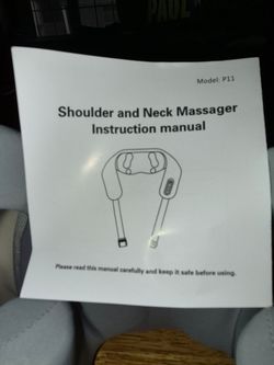Neck massager.