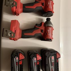 Milwaukee M18 Impact Drill + Battery