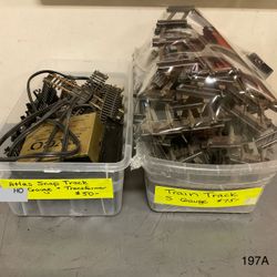 Vintage Train Tracks HO and S Gauge