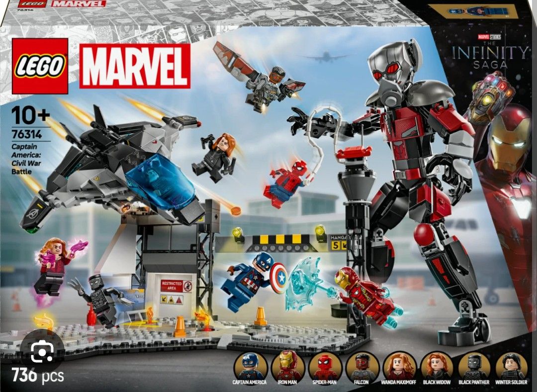 New LEGO Marvel Captain America: Civil War Battle.