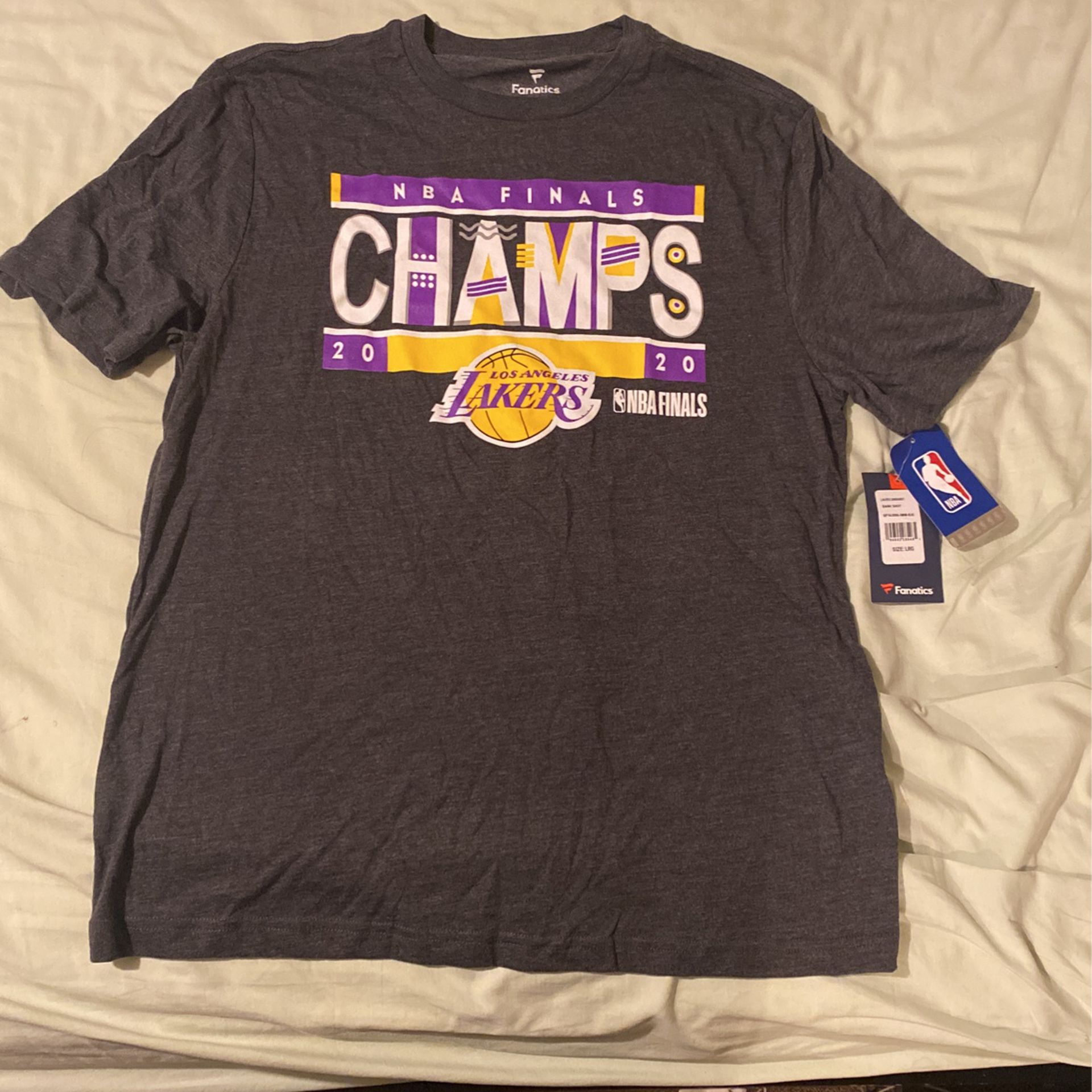NEW lakers T-shirt Champs 
