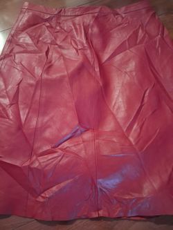Red leather and black leather material for sewing and crafting,  $10 EACH