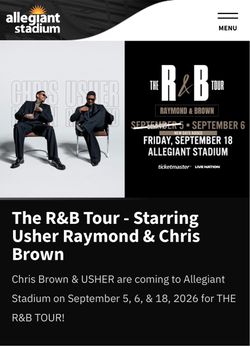 The R&B Tour - USHER & CHRIS BROWN