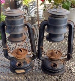 Dietz Vintage Collectible Kerosene Lamps #70 Made In Hong Kong