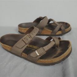 Birkenstock Tan Sandals with Adjustable Straps Women's Size 7