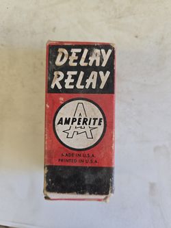Amperite delay relay 1 count