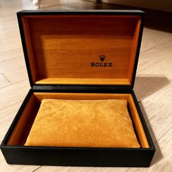 Rolex box with dust cover