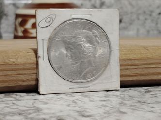 Vintage 1923 Peace Silver Dollar Coin - US Mint 90% Silver
