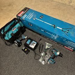 Makita Gun Set And Tower Light 