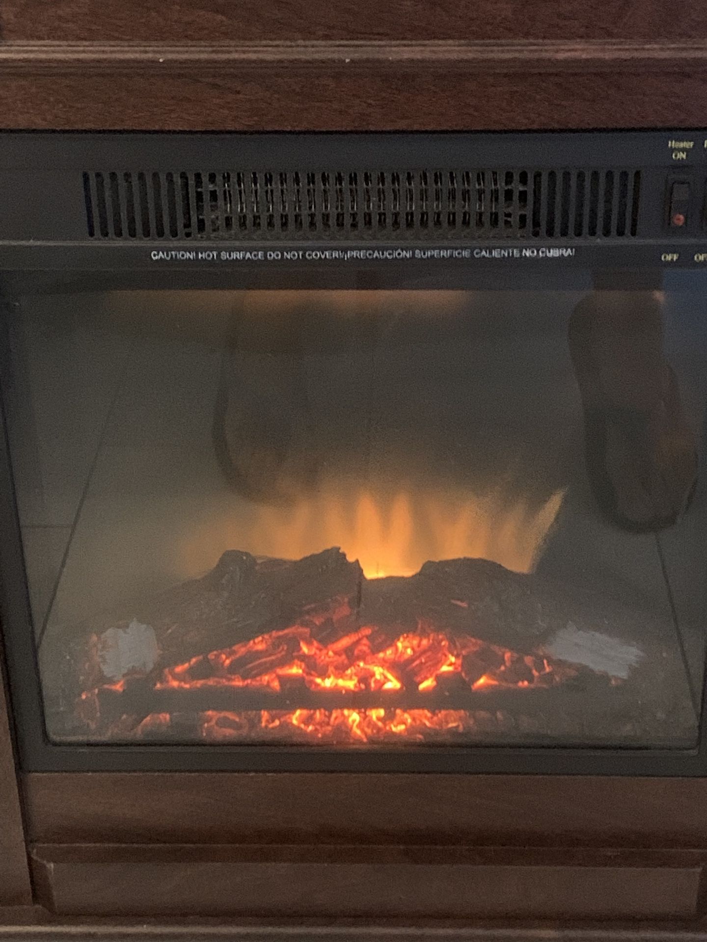 Electric Fireplace With Heater 