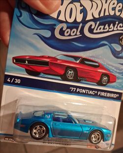 Hot Wheels Cool Classics SPECTRAFROST Blue '77 Pontiac Firebird Very Hard to Find SEALED