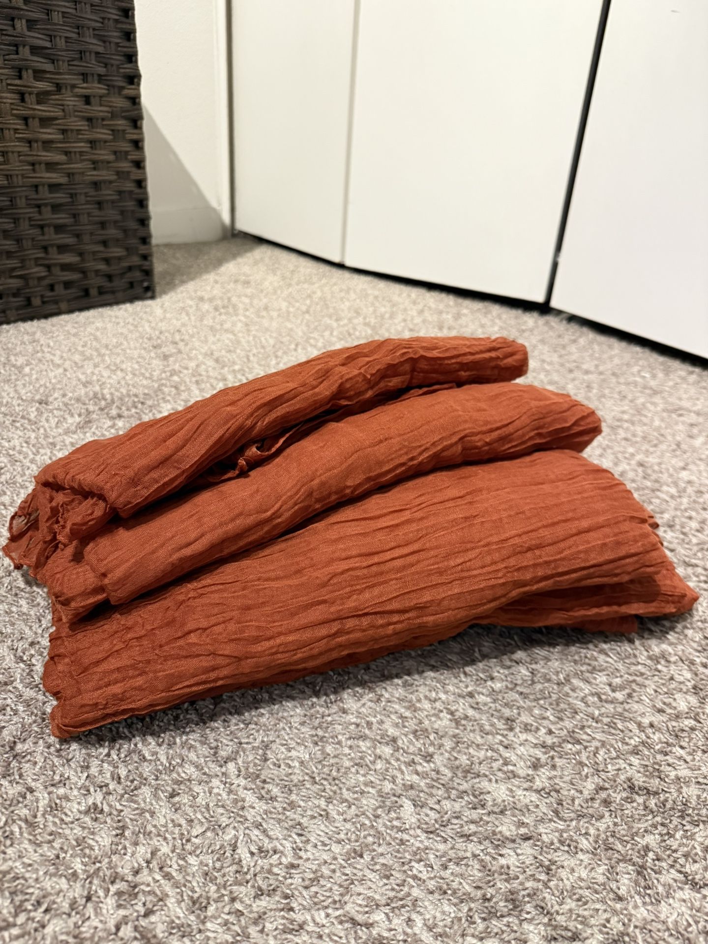 5 Rust / Amber / Copper Table Runners