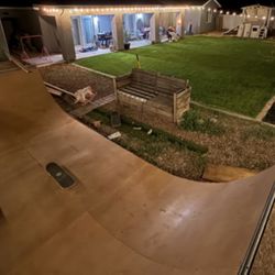 Halfpipe - 4ft x 8ft x 27ft Backyard Mini Ramp $500 OBO