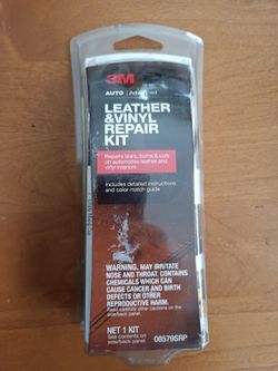 Vinyl and leather repair kit - used