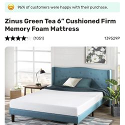 FULL SIZE Mattress Firm 10 inch mattress by Zinus