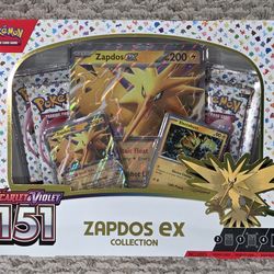 Pokemon 151 Zapdos Collection Box