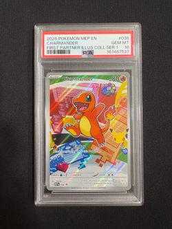 PSA 10 Charmander 038 MEP First Partner Illustration Collection Series 1 Pokemon TCG Card