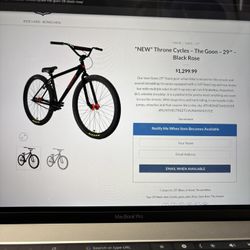 Throne Goon Wheelie Bike 29”