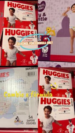 Exchange for formula only  am also buy formula size 7