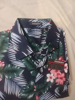 Men’s HISDERN Hawaiian Floral Shirt