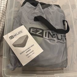 LIKE NEW QUEEN EZ INFLATE AIR MATTRESS