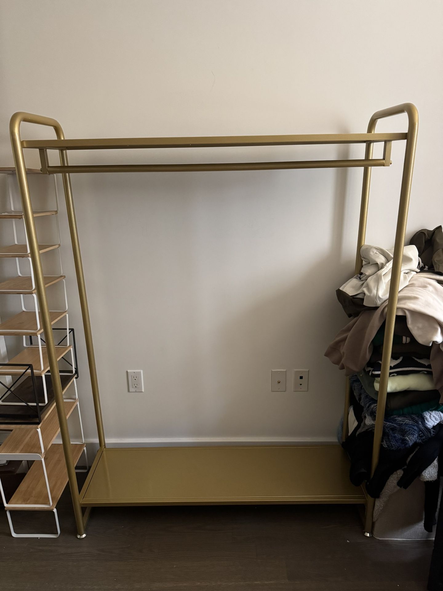 Stunning Gold Clothing Rack