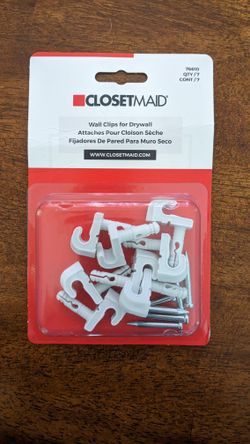 ClosetMaid Wire Shelving Clips With Anchors (New)