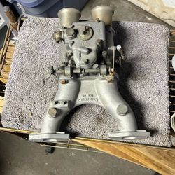Used Weber 45Dcoe Side, Draft Carburetor, For Parts, Made In Italy,