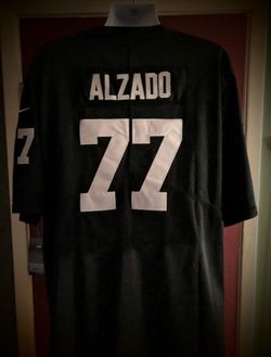 Los Angeles (Oakland, Las Vegas) Raiders #77 Lyle Alzado Retro NFL Football Jersey - S.M.L.XL.2X.3X