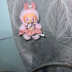 Brand new Labubu dress and clip on bow color in pink DOLL IS NOT INCLUDED