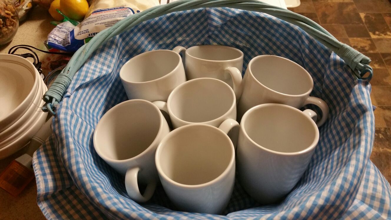 7 IKEA coffee cups