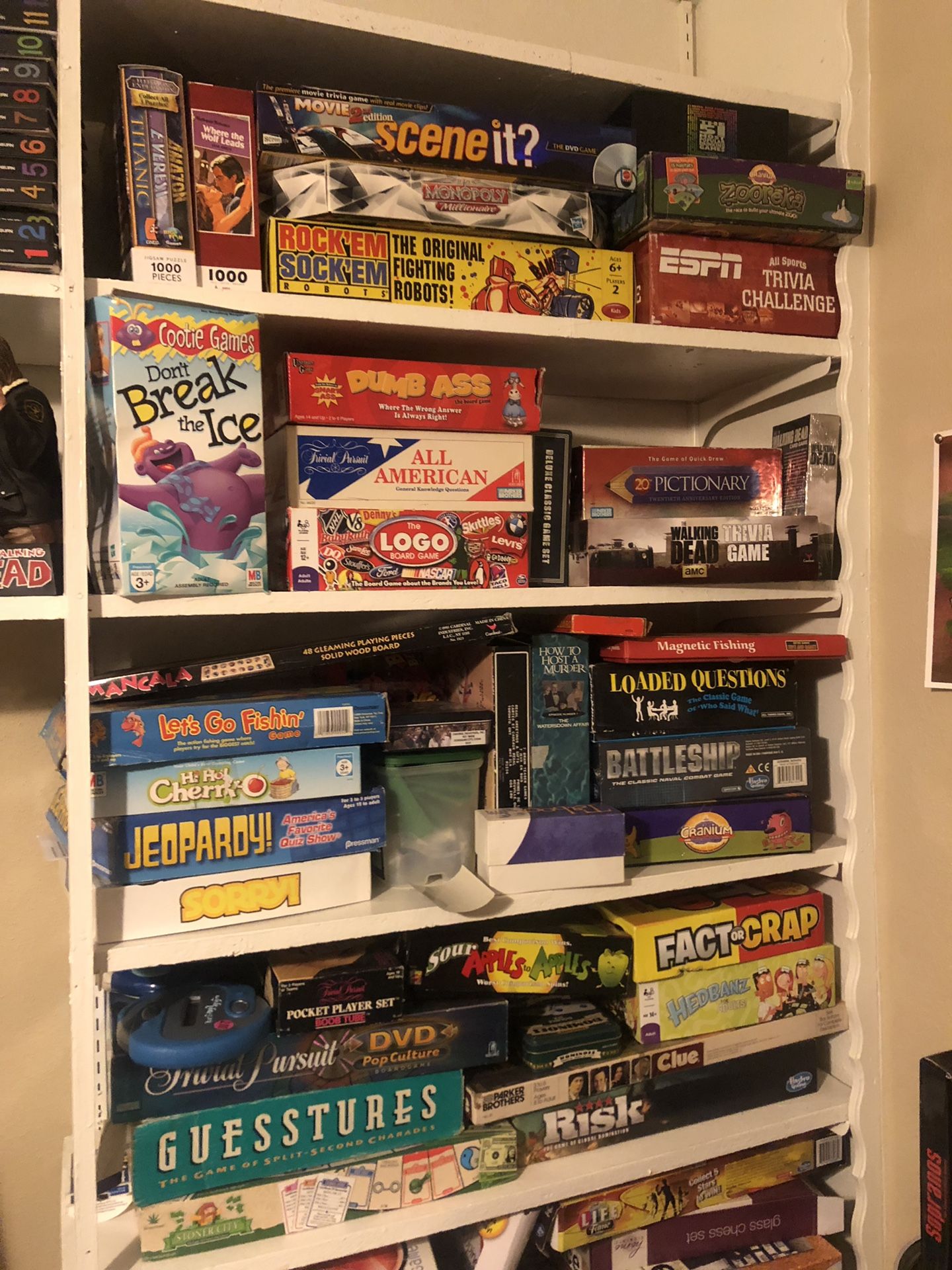 Board games, etc.