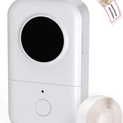 Phomemo D30 Label Printer, Bluetooth Wireless Mini Pocket Smartphone Label Maker Machine with Tape, Direct Thermal Printer Rechargeable Labeler Compat