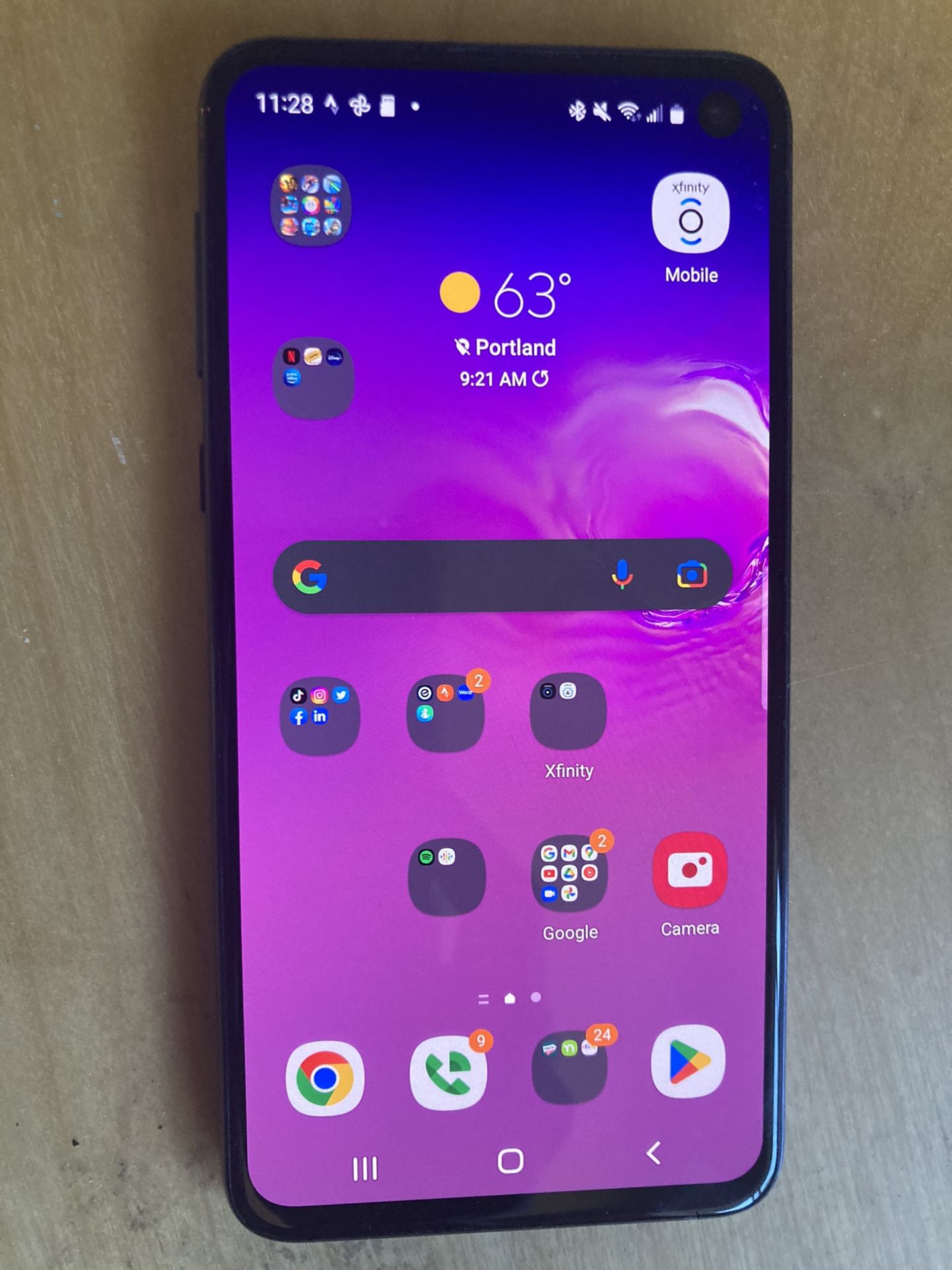 Samsung Galaxy 10E unlocked 128GB Black
