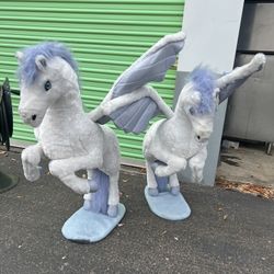 Pair Of Plush Pegasus Melissa and Doug 