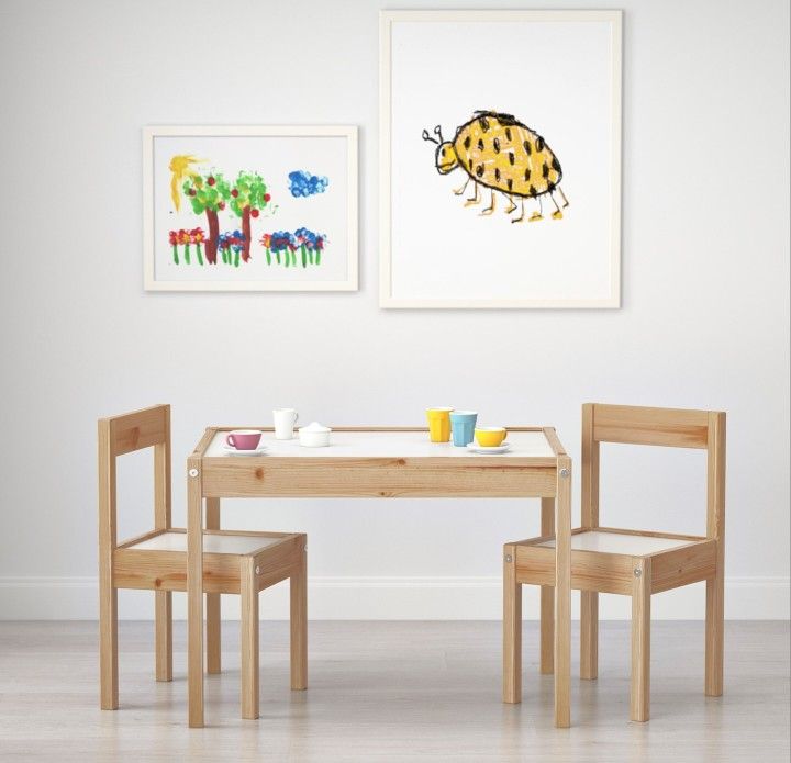 Children's Table And 2 Chairs