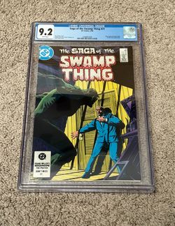 Saga of the Swamp Thing #21 Key New Origin CGC 9.2 Near Mint -