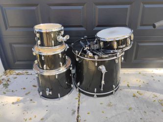 PdP Black drum set no symbols