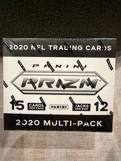 2020 Panini NFL Prizm Factory Sealed Cello Box Football (12) Packs Total