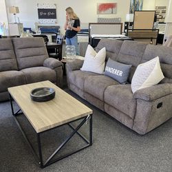 Reclining Sofa And Love Seat 