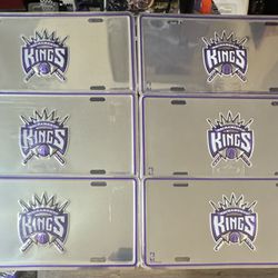 Sacramento Kings NBA License Plate. Brand New In Wrap. 6 Available. Only $15.00 Each